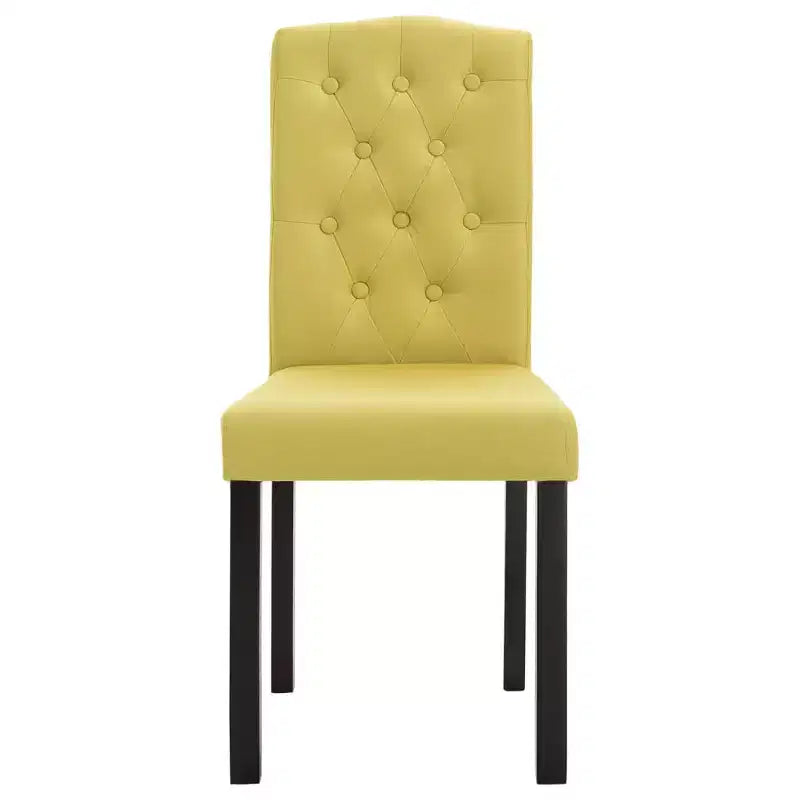 CLIHOME Chaises de salle à manger modernes avec pieds en bois massif, chaises de cuisine et de salle à manger rembourrées douces (lot de 4)