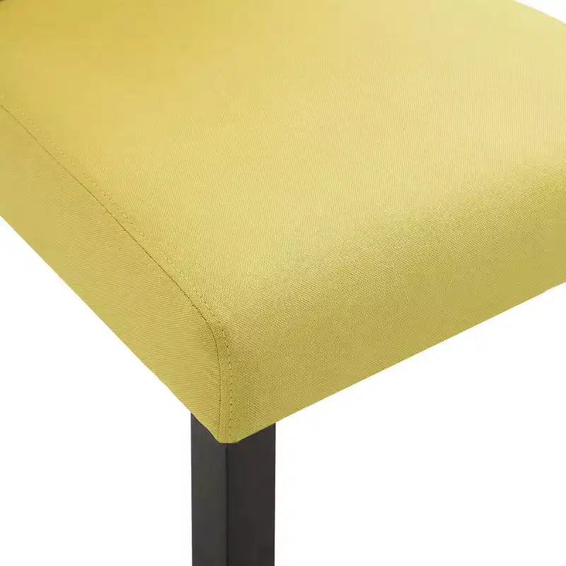 CLIHOME Chaises de salle à manger modernes avec pieds en bois massif, chaises de cuisine et de salle à manger rembourrées douces (lot de 4)