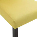 CLIHOME Chaises de salle à manger modernes avec pieds en bois massif, chaises de cuisine et de salle à manger rembourrées douces (lot de 4)