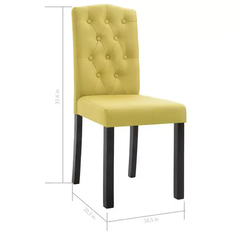 CLIHOME Chaises de salle à manger modernes avec pieds en bois massif, chaises de cuisine et de salle à manger rembourrées douces (lot de 4)
