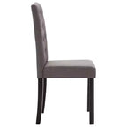 CLIHOME Chaises de salle à manger modernes avec pieds en bois massif, chaises de cuisine et de salle à manger rembourrées douces (lot de 4)