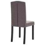 CLIHOME Chaises de salle à manger modernes avec pieds en bois massif, chaises de cuisine et de salle à manger rembourrées douces (lot de 4)