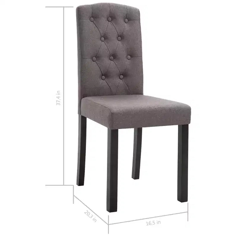 CLIHOME Chaises de salle à manger modernes avec pieds en bois massif, chaises de cuisine et de salle à manger rembourrées douces (lot de 4)