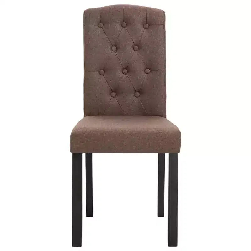 CLIHOME Chaises de salle à manger modernes avec pieds en bois massif, chaises de cuisine et de salle à manger rembourrées douces (lot de 4)