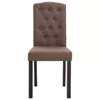 CLIHOME Chaises de salle à manger modernes avec pieds en bois massif, chaises de cuisine et de salle à manger rembourrées douces (lot de 4)