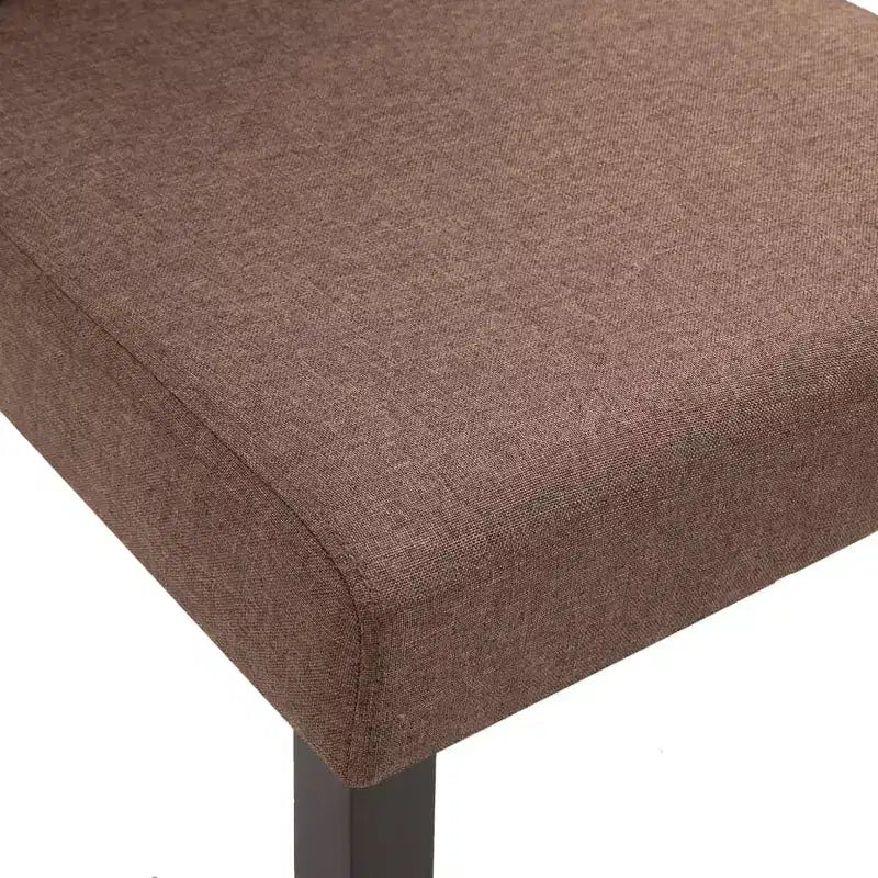 CLIHOME Chaises de salle à manger modernes avec pieds en bois massif, chaises de cuisine et de salle à manger rembourrées douces (lot de 4)