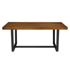 Table à manger GDFStudio Pellerin 72W en pin rustique
