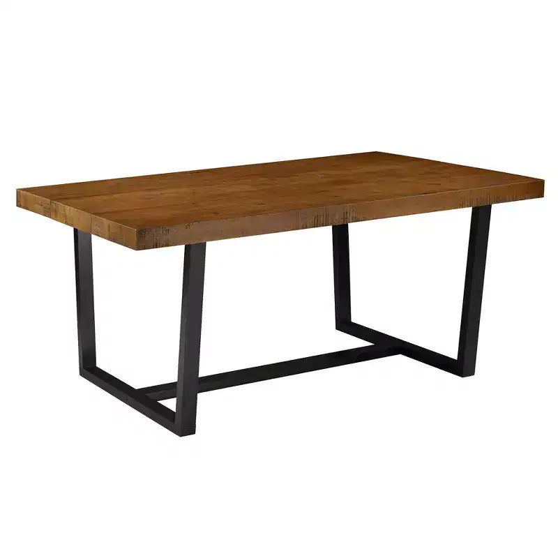 Table à manger GDFStudio Pellerin 72W en pin rustique