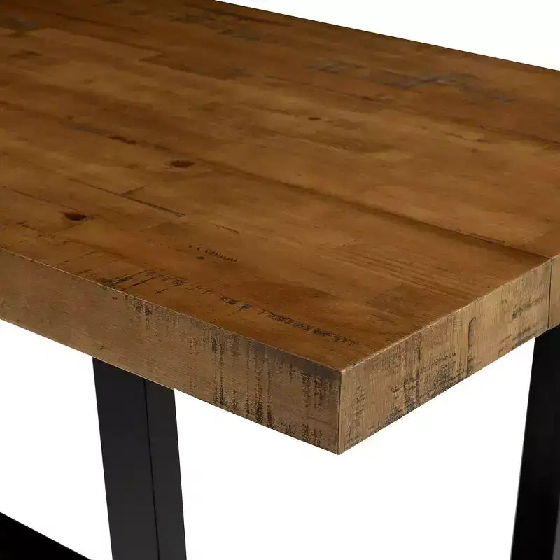 Table à manger GDFStudio Pellerin 72W en pin rustique