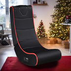 GDFStudio Claudia Bluetooth Floor Foldable Gaming Chair with Built-in Speakers