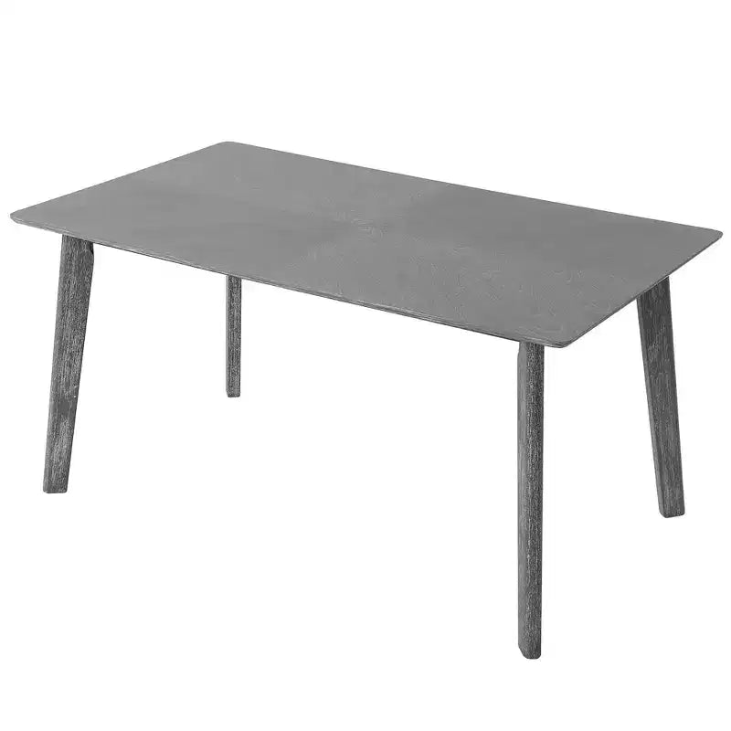Bestier Table à manger, Table de cuisine de 152 cm pour 4-6 personnes, Grande table de dîner rectangulaire en bois pour salle à manger, bureau à domicile, salon