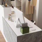 Famapy Multi - Functional Reception Desk Cash Register Checkout Counter: Ample Storage, Sleek Surfaces  Ideal for Business Lobbies