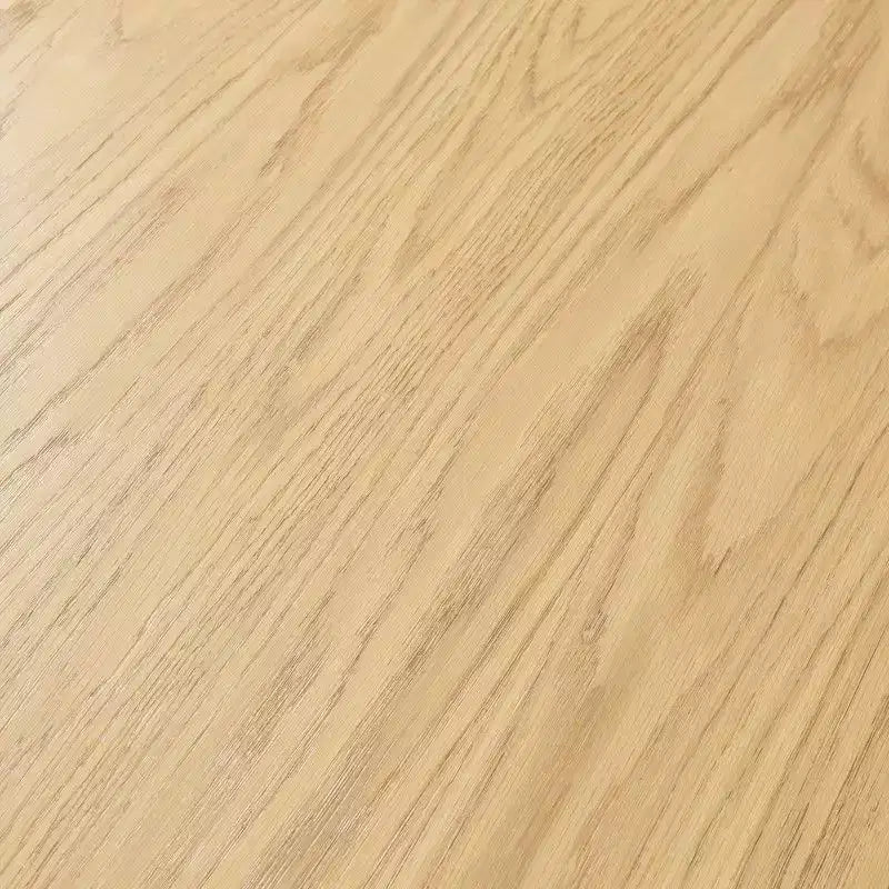 PexFix Table de salle à manger ronde en bois massif de 152 cm de hauteur pour 6 à 8 personnes avec plateau et base cylindrique pour salon/salle à manger/bureau, couleur naturelle