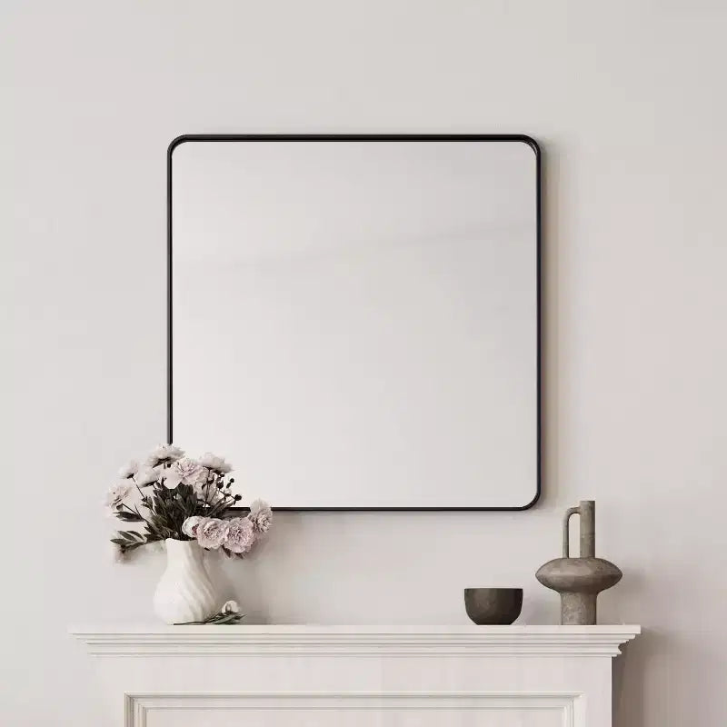 GDFStudio Mariel 36'' Contemporary Square Wall Mirror