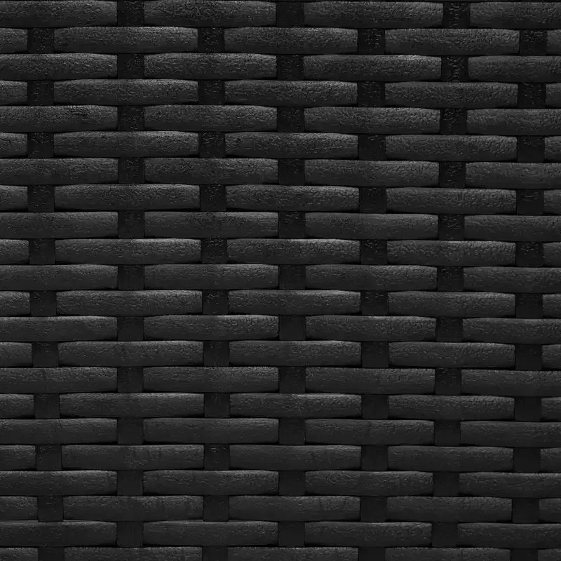 WestinTrends Ensemble de conversation 4 pièces pour patio, en osier, avec table basse, marron/gris