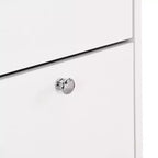 Meuble à Chaussures Minimaliste Okak, Organiseur de Chaussures Autonome avec 3 Tiroirs Basculants, Armoire à Chaussures pour Entrée, Salon, Couloir
