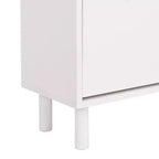 Meuble à Chaussures Minimaliste Okak, Organiseur de Chaussures Autonome avec 3 Tiroirs Basculants, Armoire à Chaussures pour Entrée, Salon, Couloir