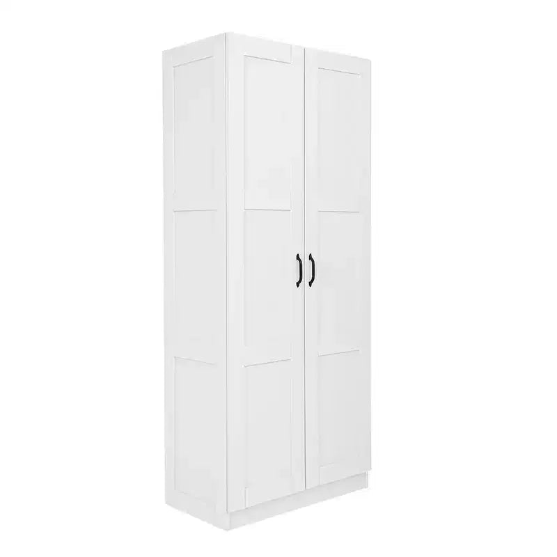 Armoire autoportante en bois à 5 étagères AndMakers L 76 cm x H 180 cm x P 41 cm