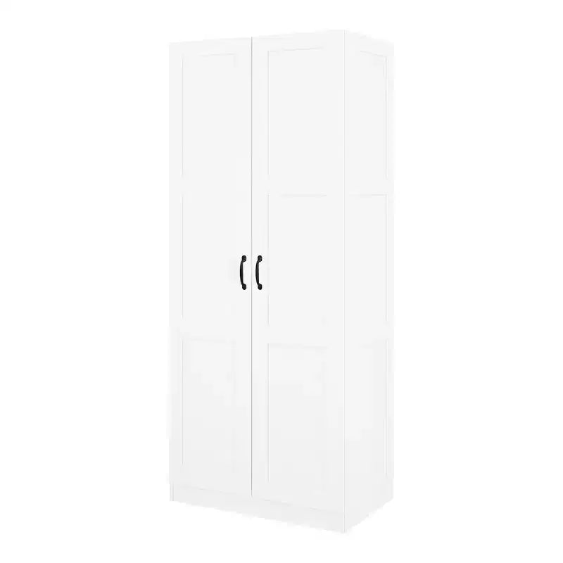 Armoire autoportante en bois à 5 étagères AndMakers L 76 cm x H 180 cm x P 41 cm