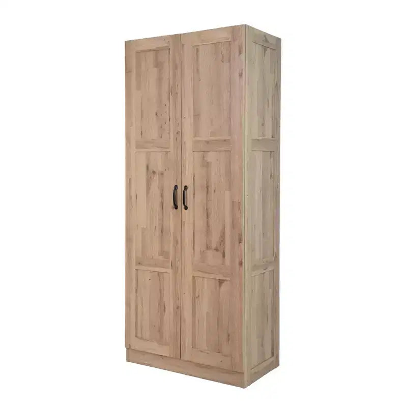 Armoire autoportante en bois à 5 étagères AndMakers L 76 cm x H 180 cm x P 41 cm