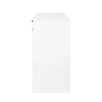 GDFStudio Warrenton Laundry Cabinet with Tilt-Out Hamper and 3-Tier Storage