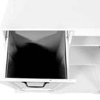 GDFStudio Warrenton Laundry Cabinet with Tilt-Out Hamper and 3-Tier Storage