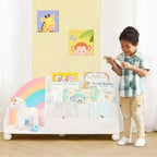 Fantasy Fields Bibliothèque d'affichage en bois à 3 niveaux pour enfants Rainbow
