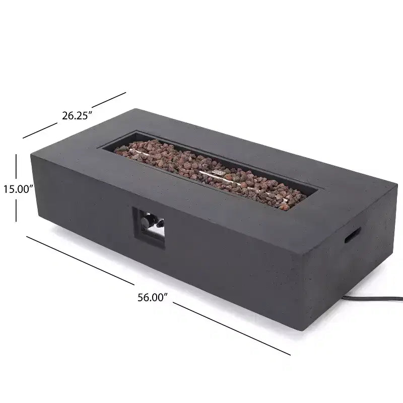 Christopher Knight Home Cape Coral Outdoor Aluminum 7 Seater Chat Set with Fire Pit