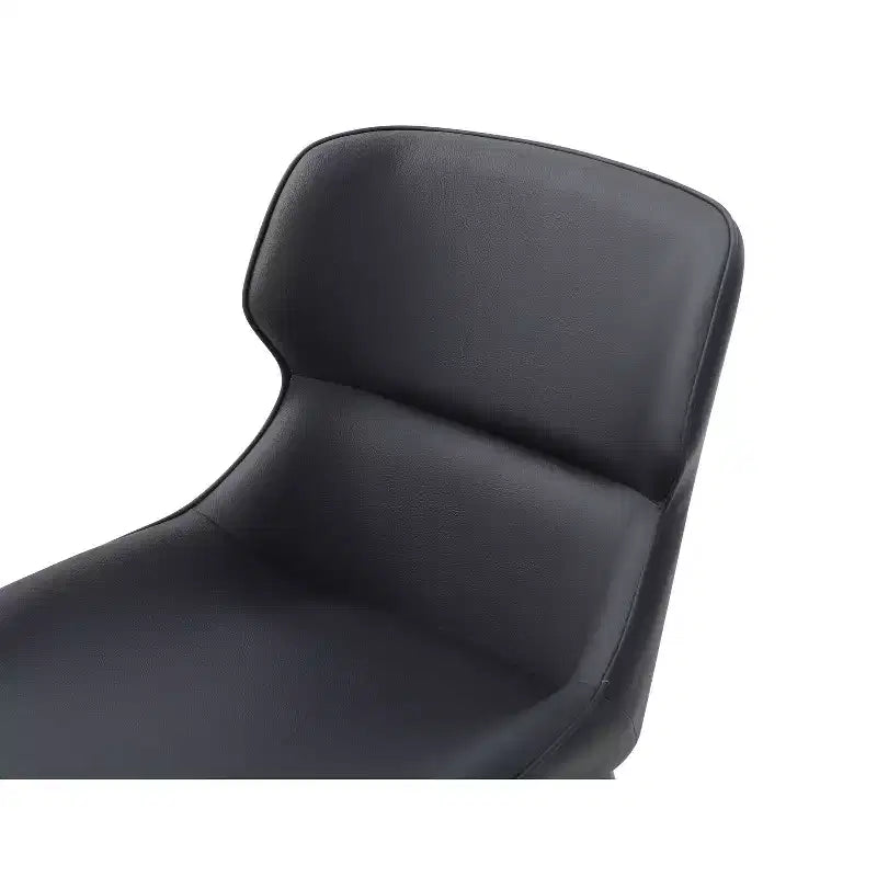 HomeStock Lot de 1 chaise de salle à manger en similicuir gris de 50,8 cm pour un confort moderne parfait