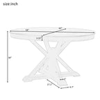 Bellemave Table à manger extensible rétro et fonctionnelle avec rallonge de 30 cm pour salle à manger et salon (Espresso)