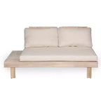 Christopher Knight Home Rock 5-Piece Patio Rustic Acacia Wood Slatted Seating Set with Cushions