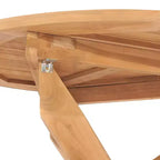 vidaXL Salon de jardin Teck naturel Bois de teck massif Standard Empilable