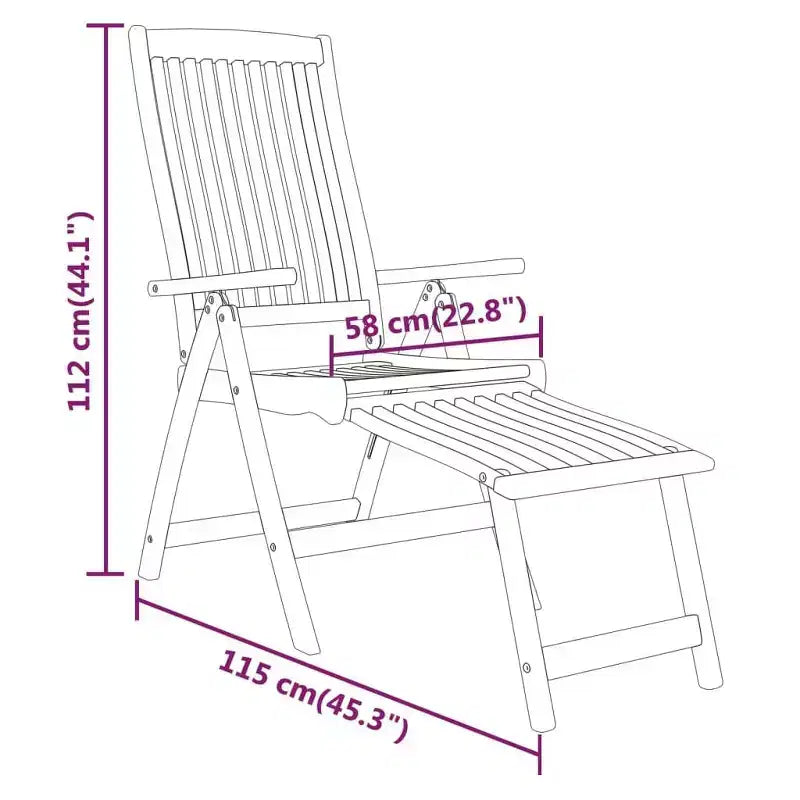 vidaXL Patio Dining Set Outdoor Extendable Table and Chair Solid Eucalyptus Wood