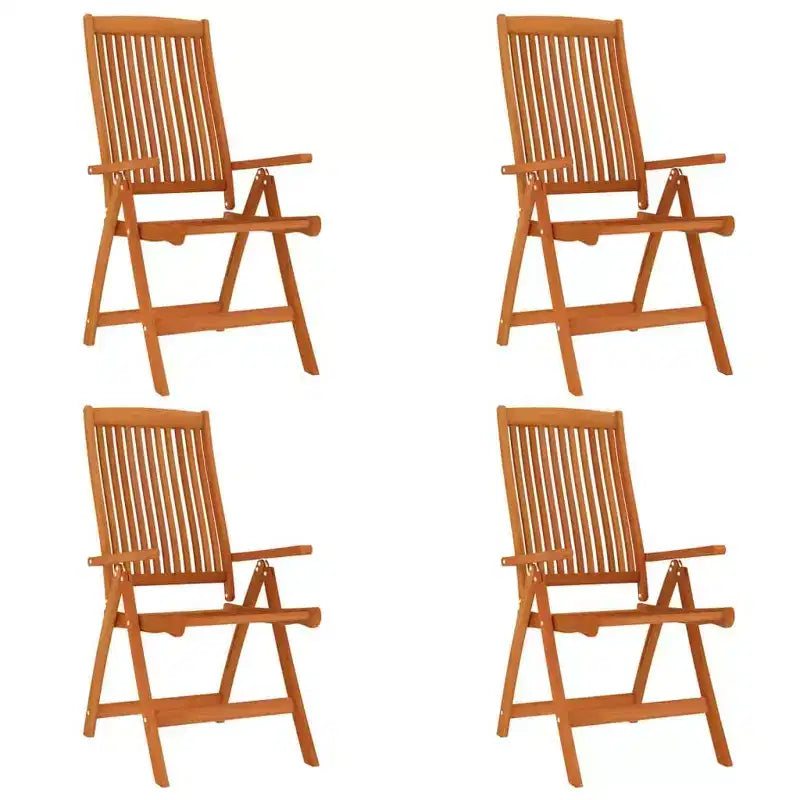 vidaXL Patio Dining Set Outdoor Extendable Table and Chair Solid Eucalyptus Wood