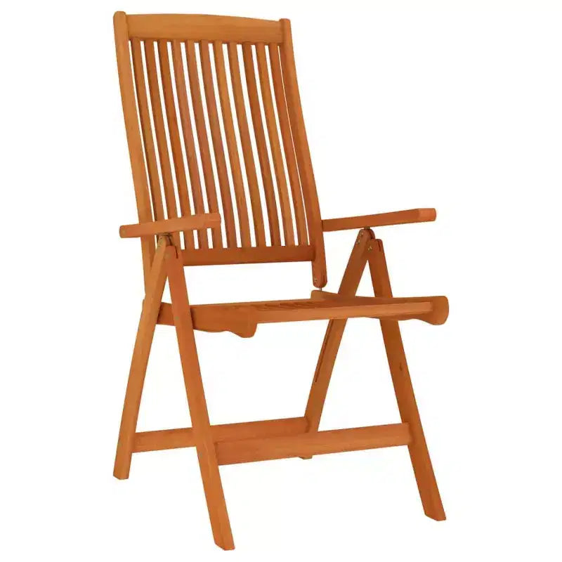 vidaXL Patio Dining Set Outdoor Extendable Table and Chair Solid Eucalyptus Wood