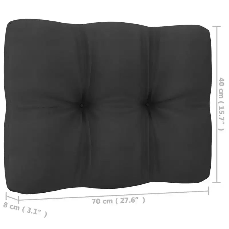 vidaXL Salon de jardin 10 pièces style rétro en pin massif blanc - Avec coussins confortables pour patio/véranda