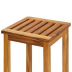 vidaXL Ensemble de salle à manger de patio en bois d'acacia massif - Meubles d'extérieur 3 pièces avec plateau de table robuste et sièges confortables