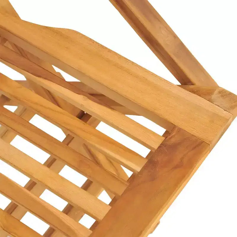 vidaXL Patio Dining Set Outdoor Table and Chair Furniture Solid Wood Teak