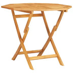 vidaXL Ensemble de salle à manger d'extérieur Table et chaises 5 pièces en bois de teck massif