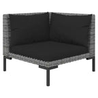 vidaXL Garden Lounge Set Dark grey