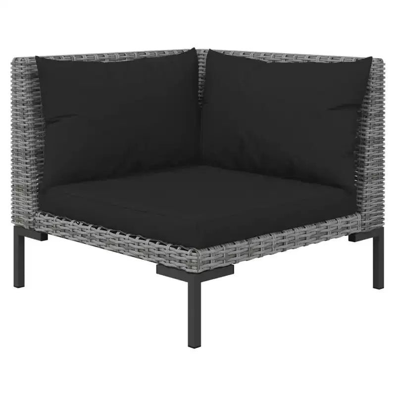 vidaXL Garden Lounge Set Dark grey