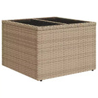 vidaXL Garden Sofa Set Beige Poly Rattan Large Modular Garden Sofa Set