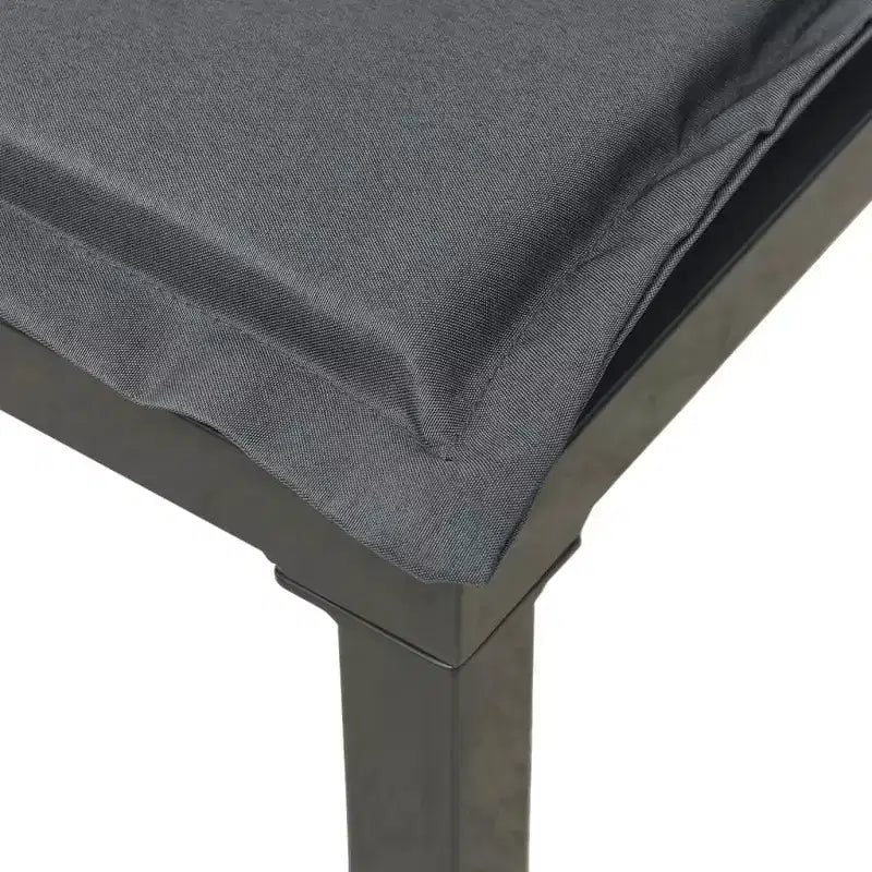 vidaXL Ensemble de salon de jardin Canapé pour pelouse de jardin en polyrotin noir et gris