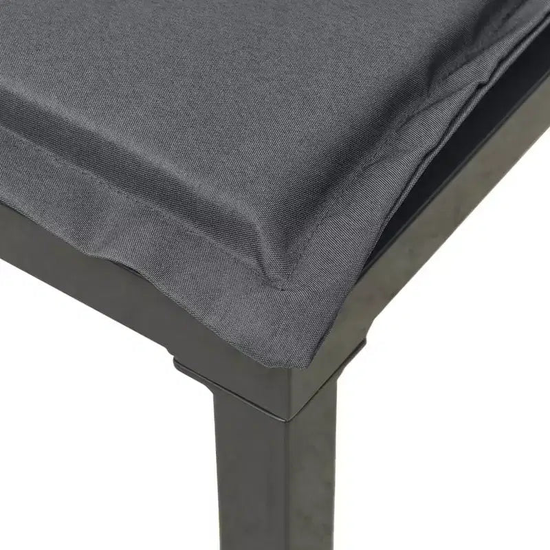 vidaXL Salon de jardin 6 pièces en résine tressée noir et gris