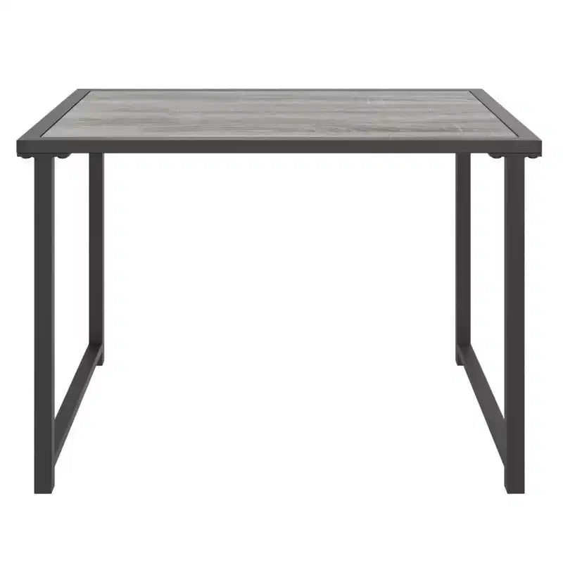 vidaXL 4 Piece Patio Lounge Set with Cushions Anthracite Steel