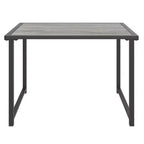 vidaXL 4 Piece Patio Lounge Set with Cushions Anthracite Steel