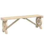 vidaXL Garden Dining Set Natural wood Solid fir wood Medium Durable