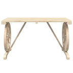 vidaXL Garden Dining Set Natural wood Solid fir wood Medium Durable