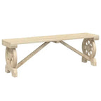 vidaXL Garden Dining Set Natural wood Solid fir wood Medium Durable