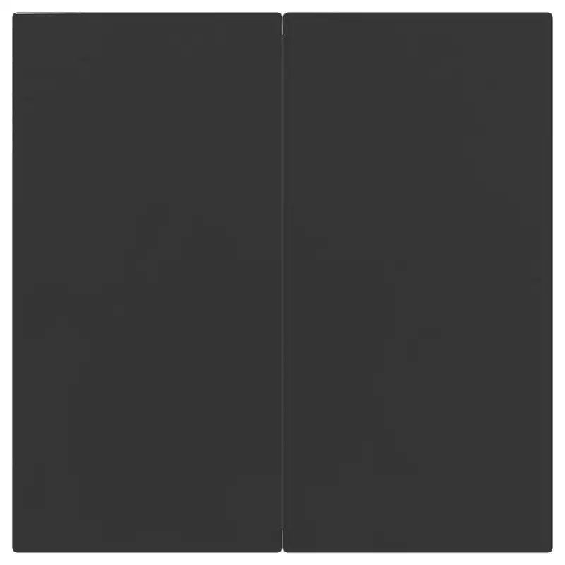 vidaXL Garden Dining Set Black Poly rattan and Steel Standard Stacking - 31.5 table length 4